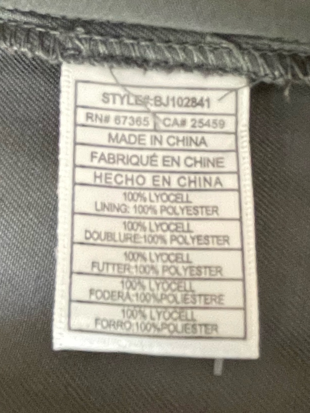 BB Dakota Grey Draped Trench Jacket - size small - Picture 4 of 4
